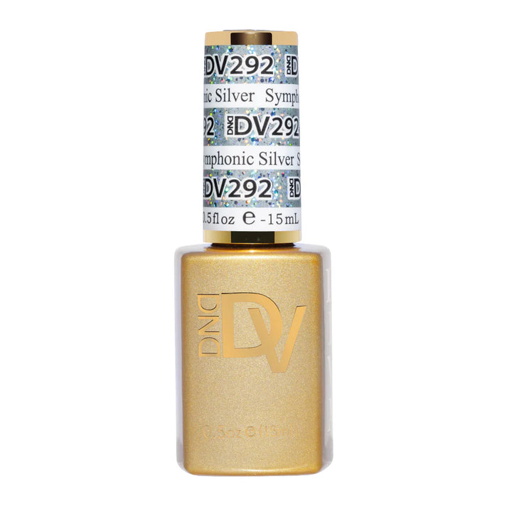 DND Platinum Gel 292 SYMPHONIC SILVER- Gel single
