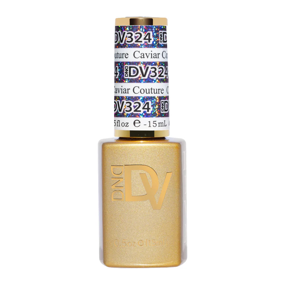 DND Platinum Gel 324 CAVIAR COUTURE- Gel single