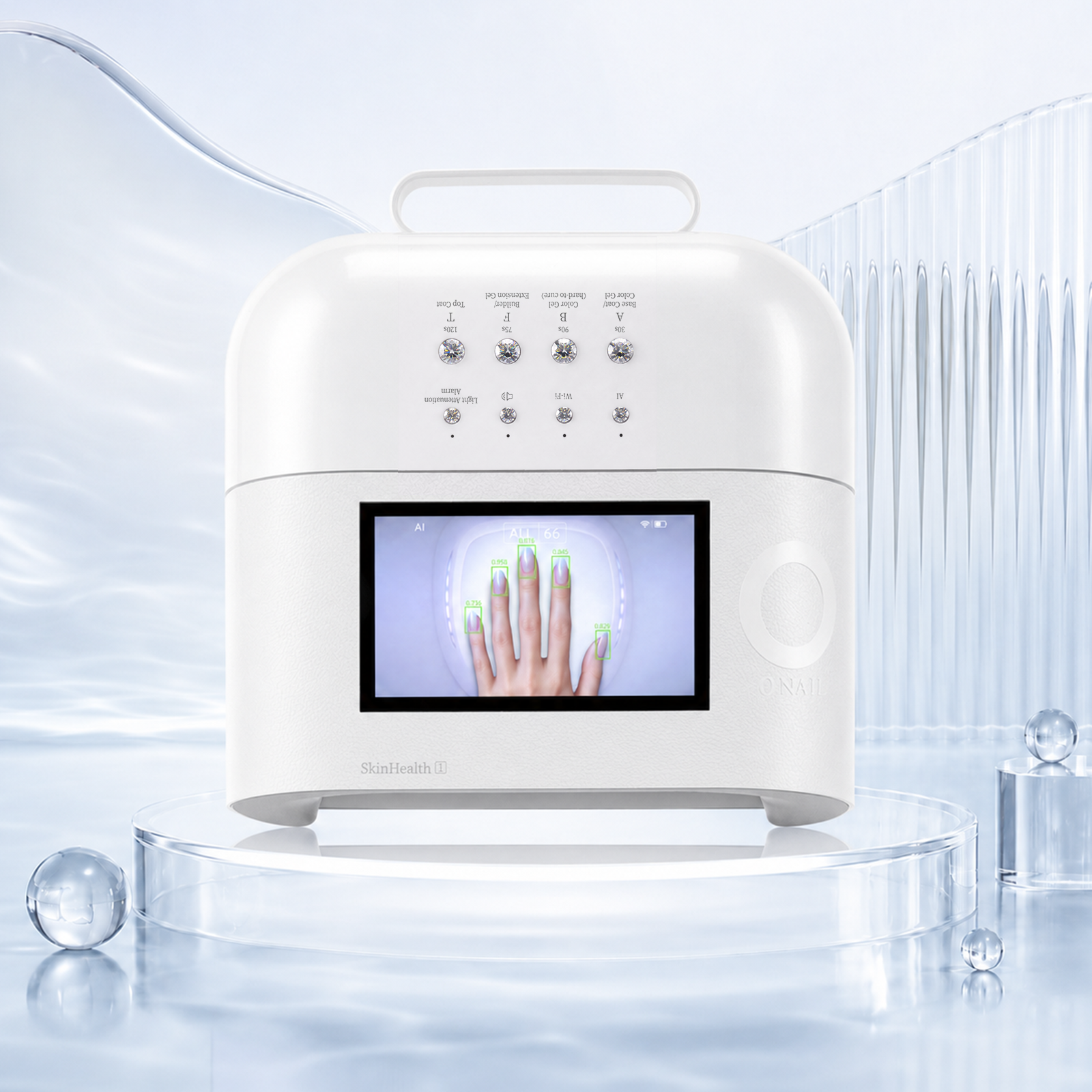 ONAIL Rechargeable AI Nail Lamp - SUNX PRO MAX WHITE product image