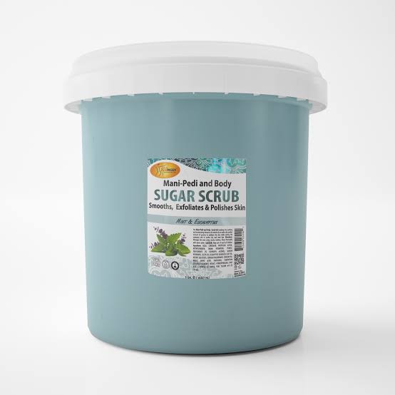 Sparedi Sugar Scrub Glow Mint bucket