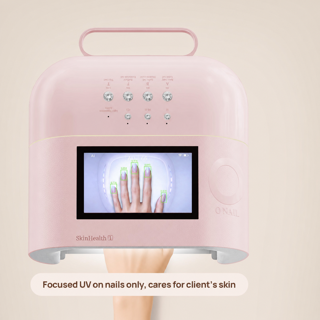 ONAIL Rechargeable AI Nail Lamp - SUNX PRO MAX PINK official ONAIL gallery image [ONAIL-GALLERY:lamp-17]