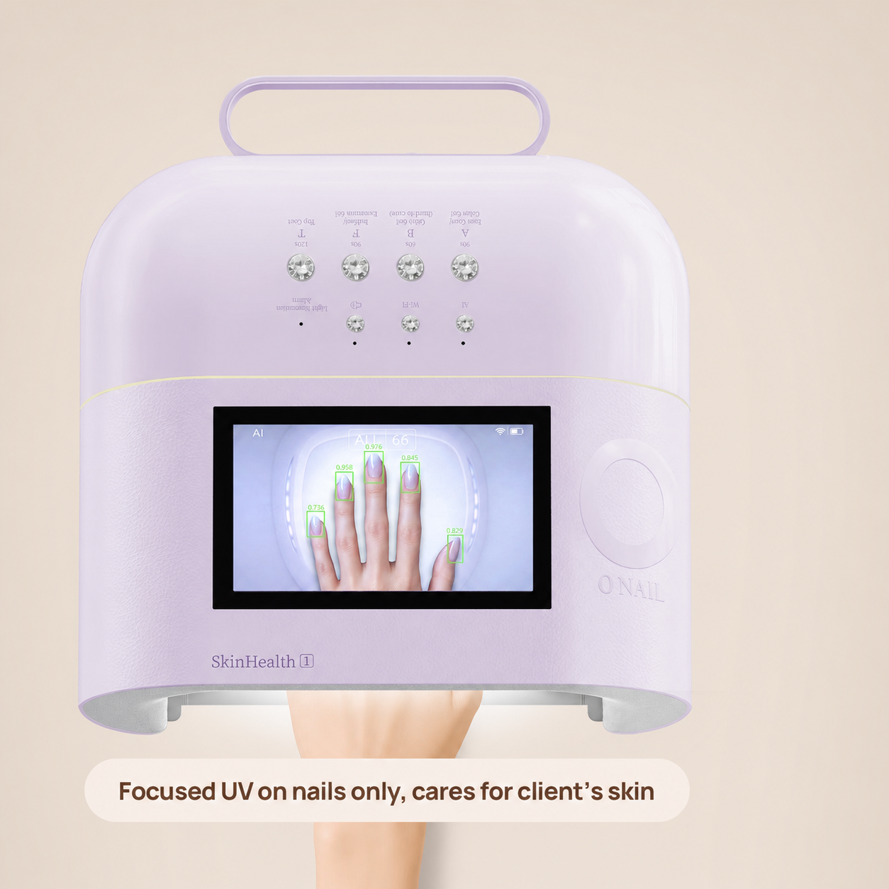 ONAIL Rechargeable AI Nail Lamp - SUNX PRO MAX PURPLE official ONAIL gallery image [ONAIL-GALLERY:lamp-18]