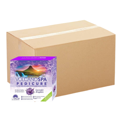 Chăm sóc móng chân La Palm Volcano Deluxe 5 bước - Hương hoa oải hương - Hộp 36