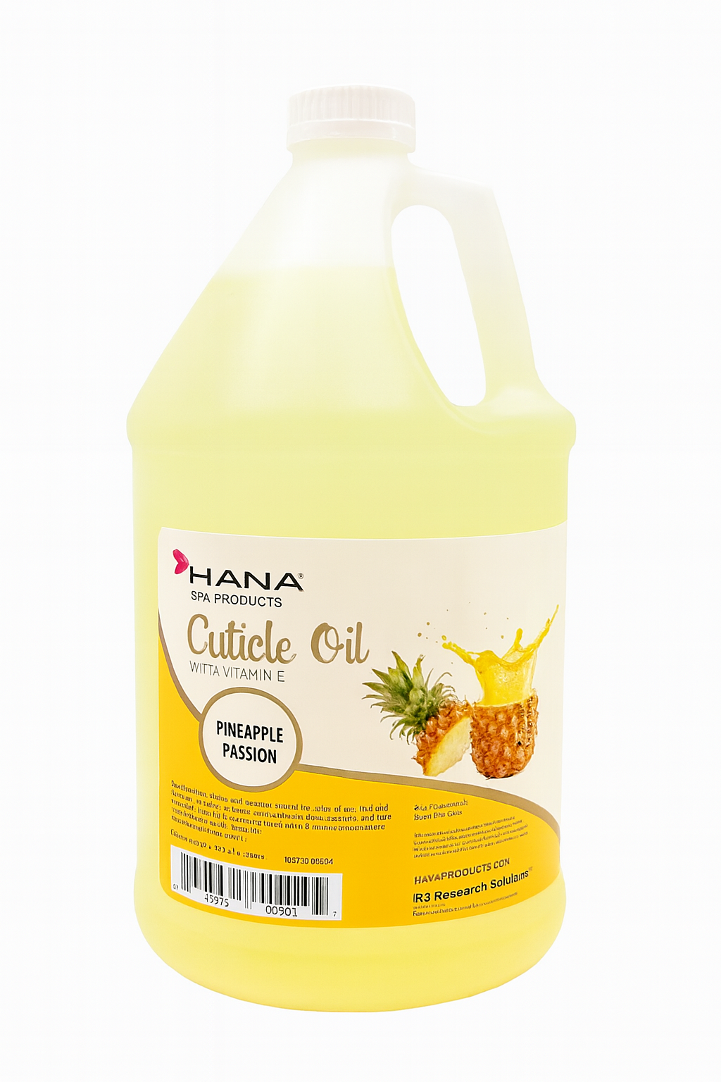 Hana Cuticle oil with Vitamin E - Pineapple Passion - Gallon