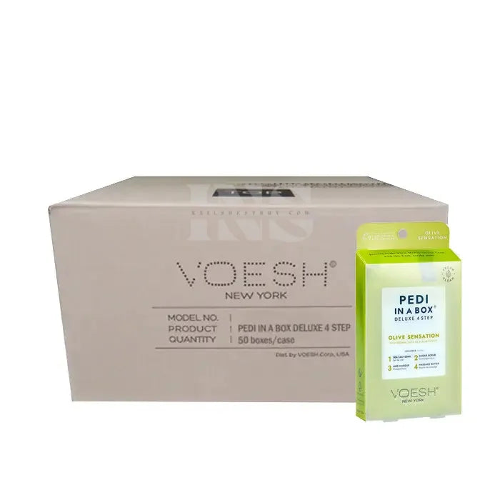 VOESH Deluxe Pedicure 4 bước - Olive Sensation - Hộp 50 cái