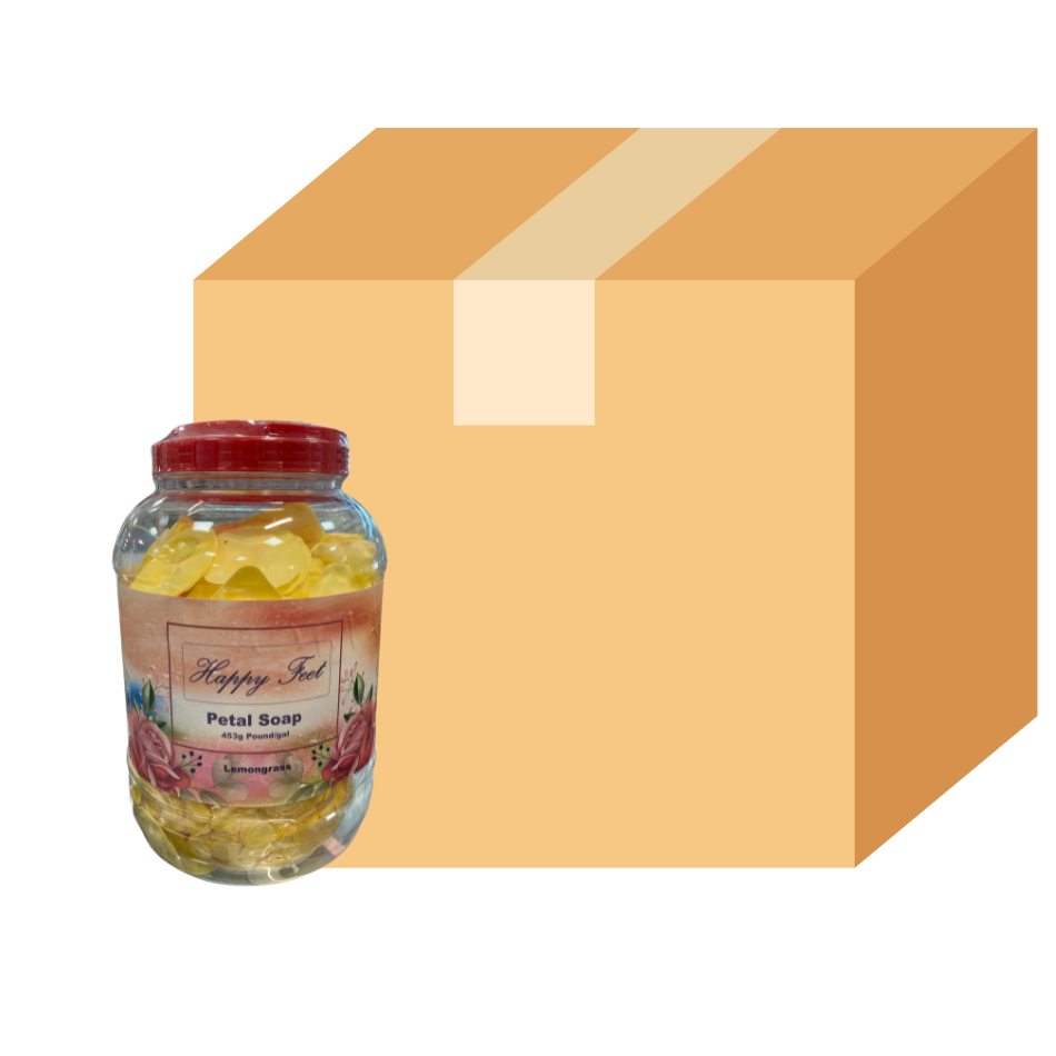 HappyFeet Petal Soak For Spa - Lemongrass - Case of 4