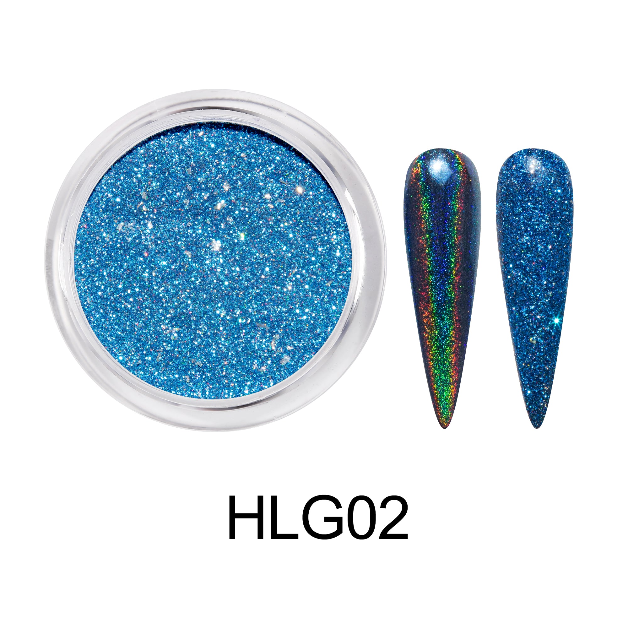 D_EXTREME+ Holo Chrome Dip Powder - #002 - (1F1)