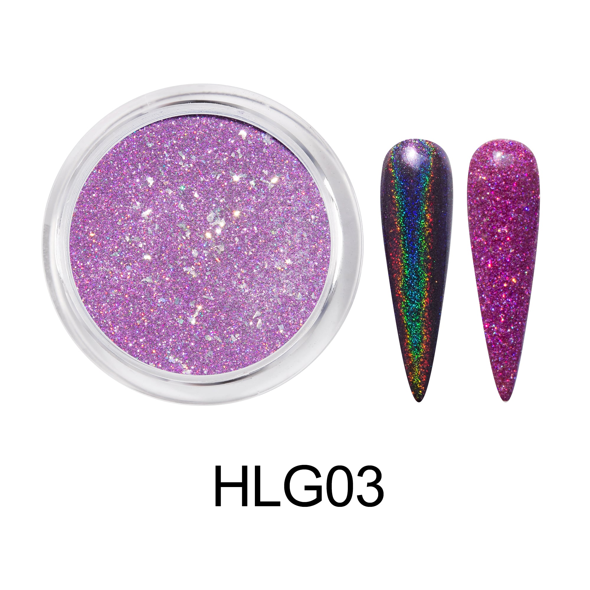 D_EXTREME+ Holo Chrome Dip Powder - #003 - (1F1)