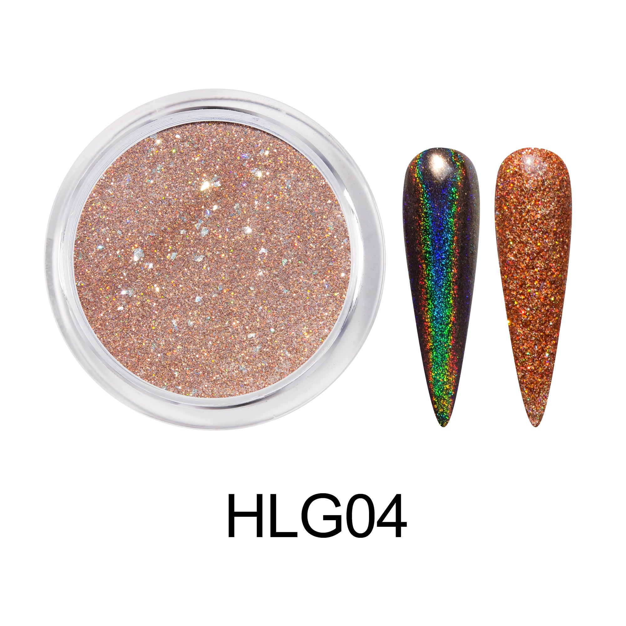 D_EXTREME+ Holo Chrome Dip Powder - #004 - (1F1)