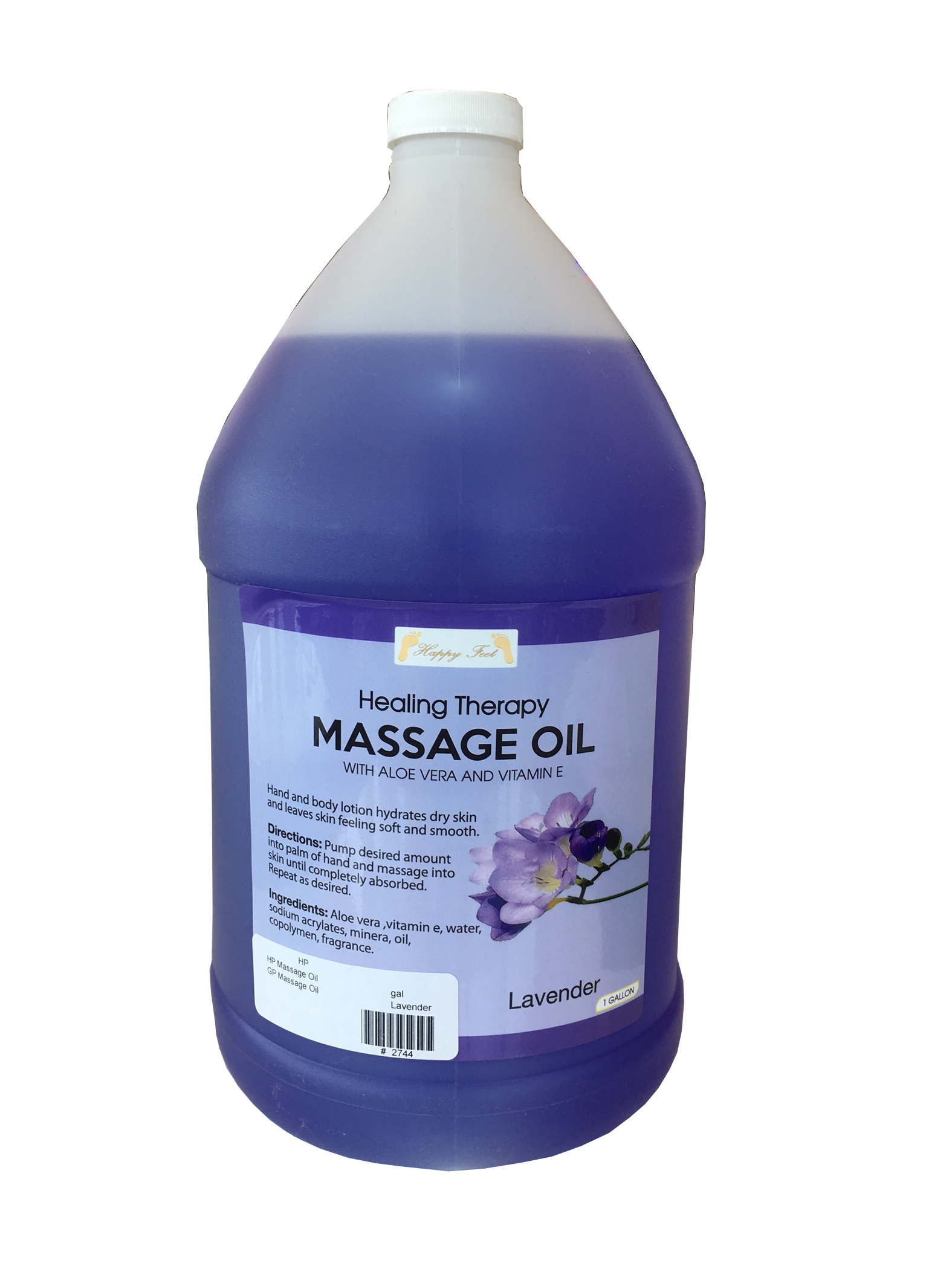 HappyFeet Massage Oil - Lavender - Case of 4