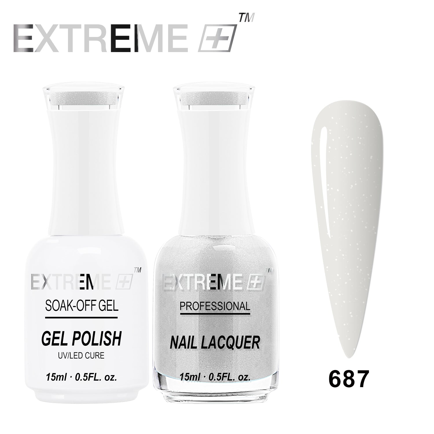 EXTREME+ CLASSIC Gel Matching Lacquer (Duo) - #687