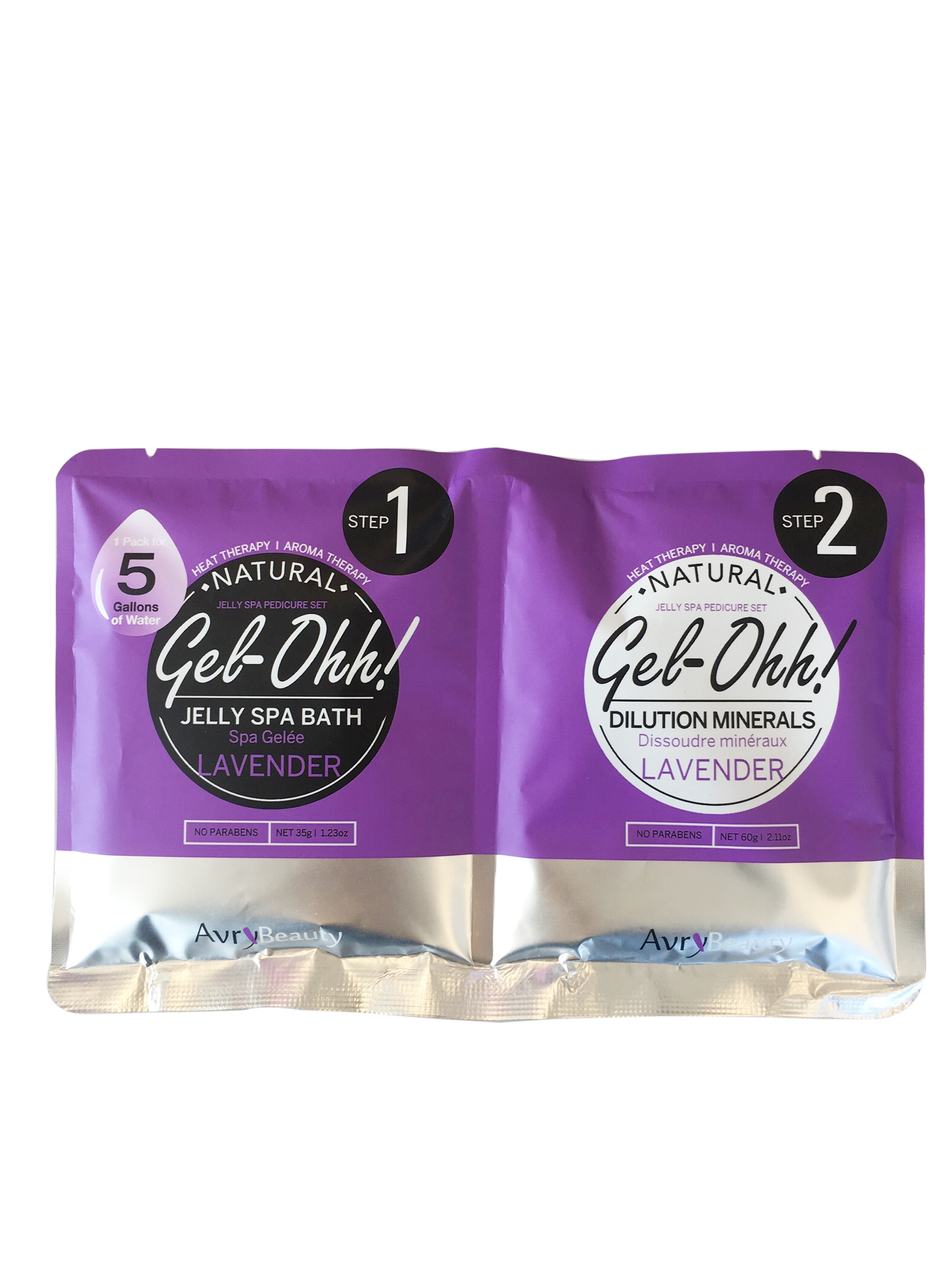 Avry Beauty Gel-Ohh Jelly Spa Bath - Lavender - Box of 30