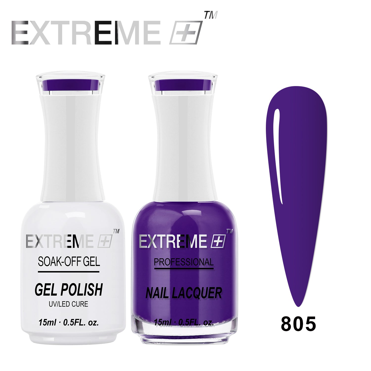 EXTREME+ CLASSIC Gel Matching Lacquer (Duo) - #805