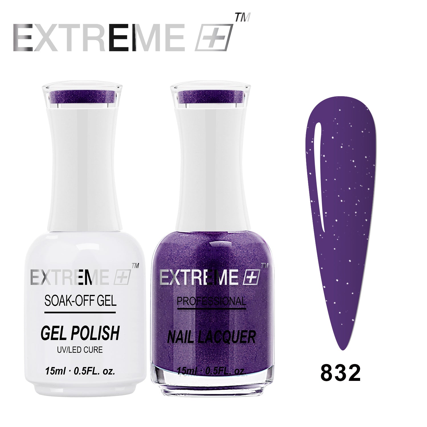 EXTREME+ CLASSIC Gel Matching Lacquer (Duo) - #832