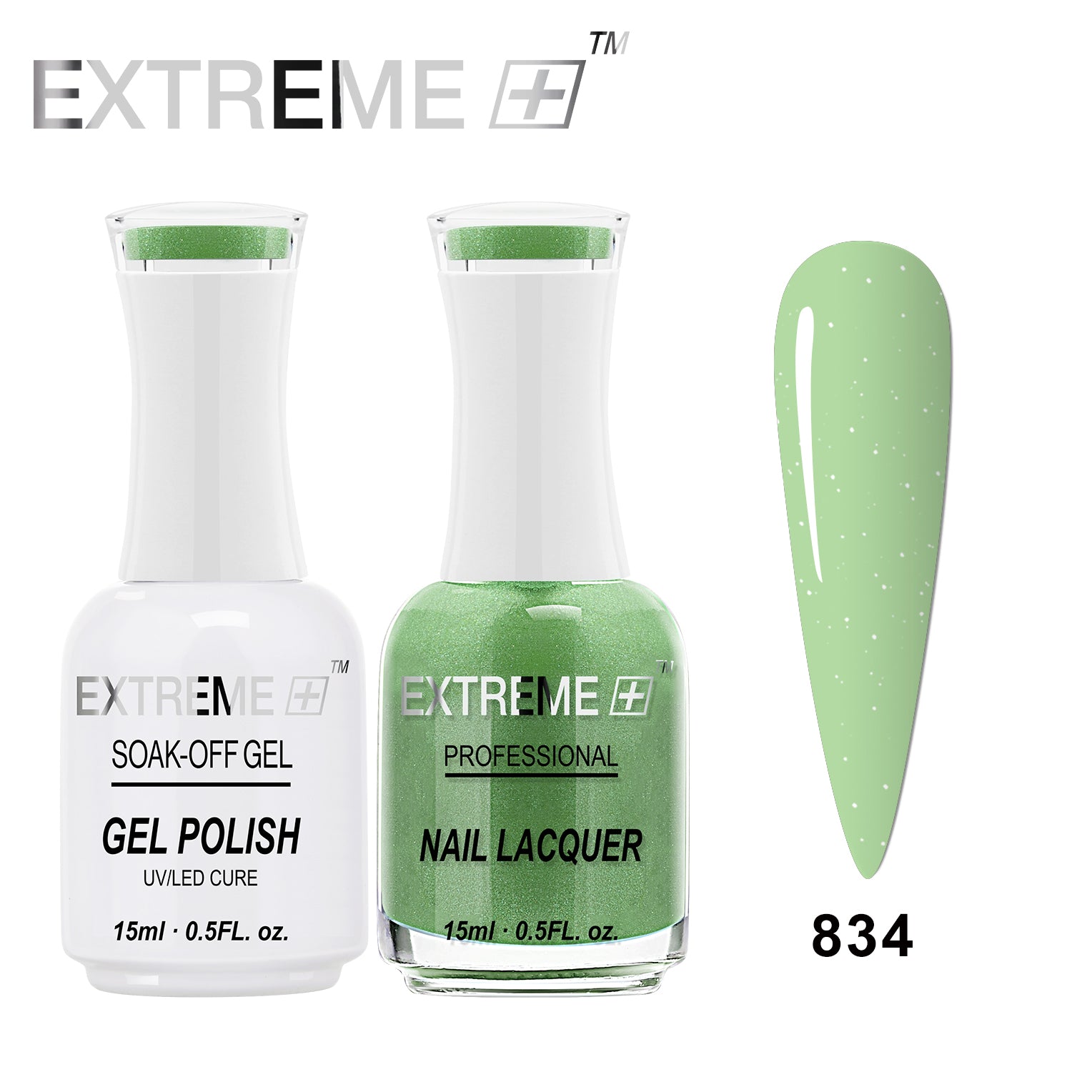 EXTREME+ CLASSIC Gel Matching Lacquer (Duo) - #834
