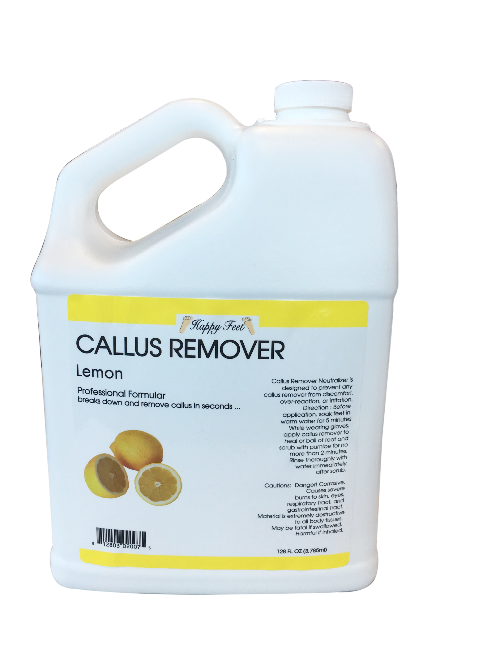 HappyFeet Callus Remover Gel Liquid - Lemon - Case of 4