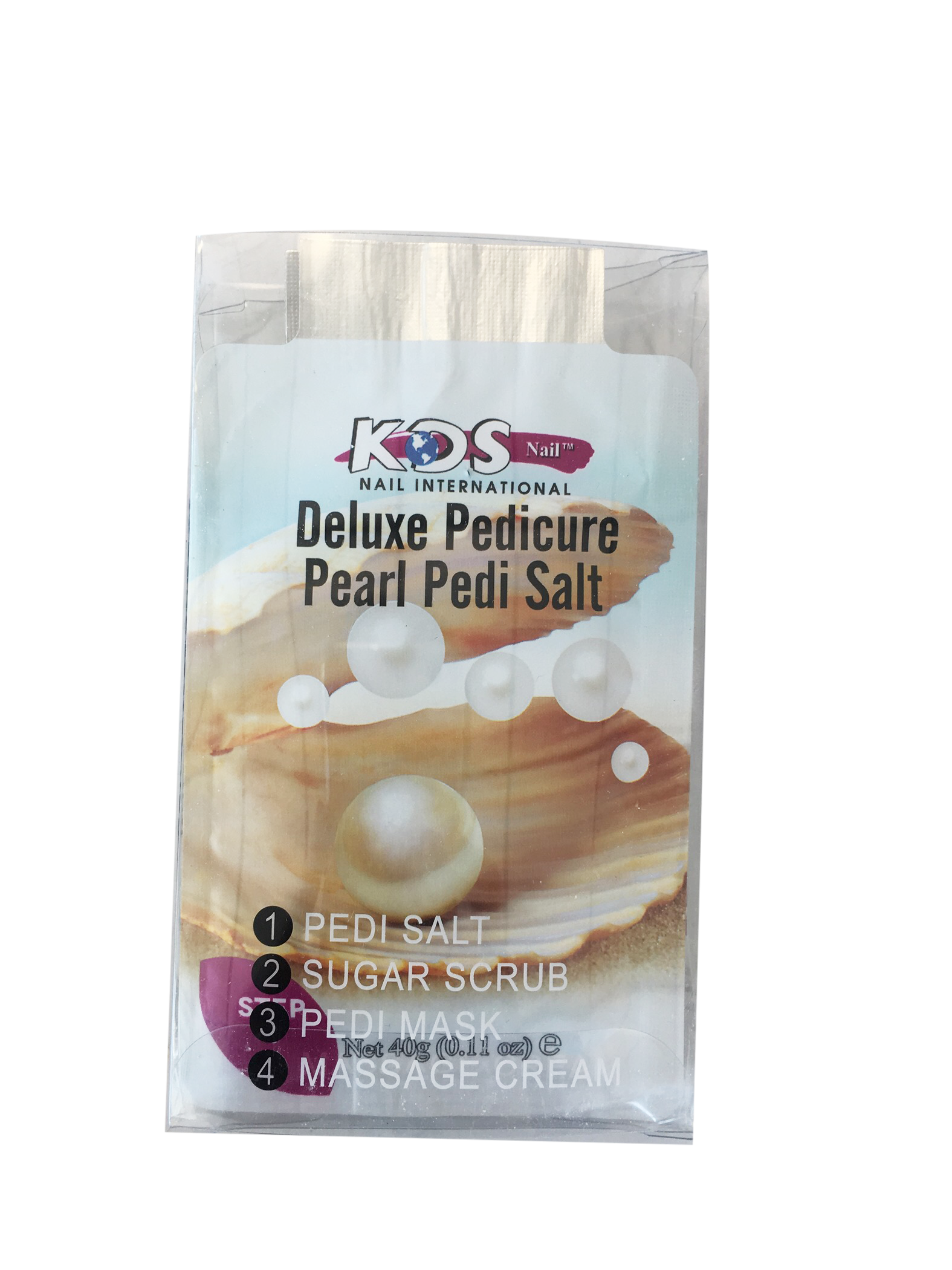 KDS Deluxe Pedicure 4 Step - Pearl - case of 88