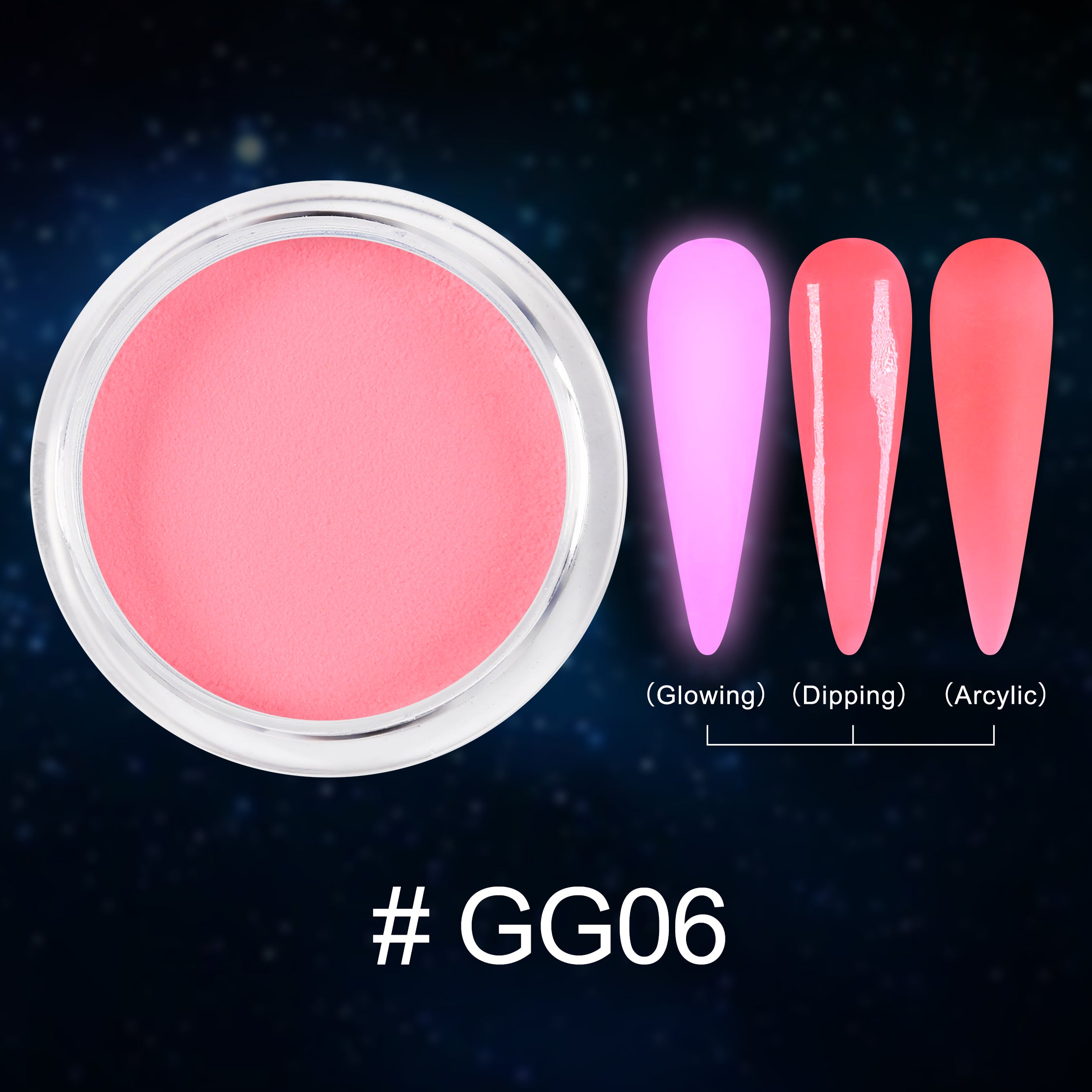 D_EXTREME+ Glow in the Dark Dip Powder 2 oz - #006 - (1F1)