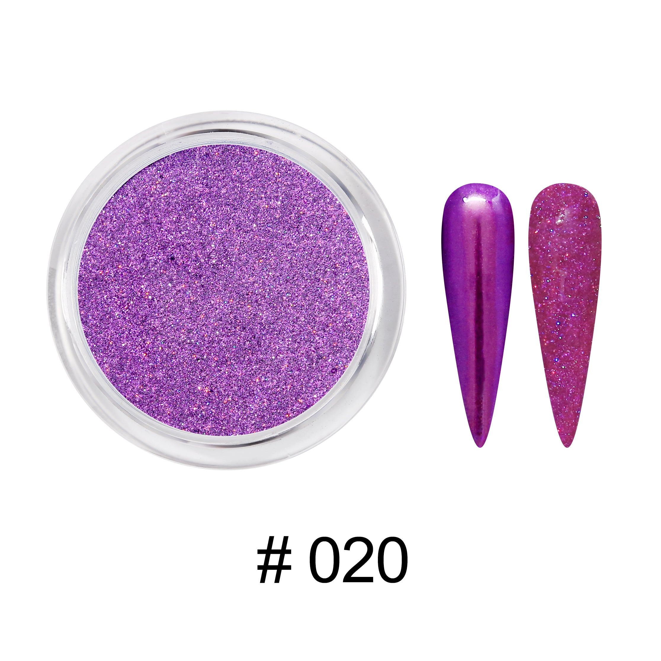 D_EXTREME+ Holo Chrome Dip Powder - #020 - (1F1)