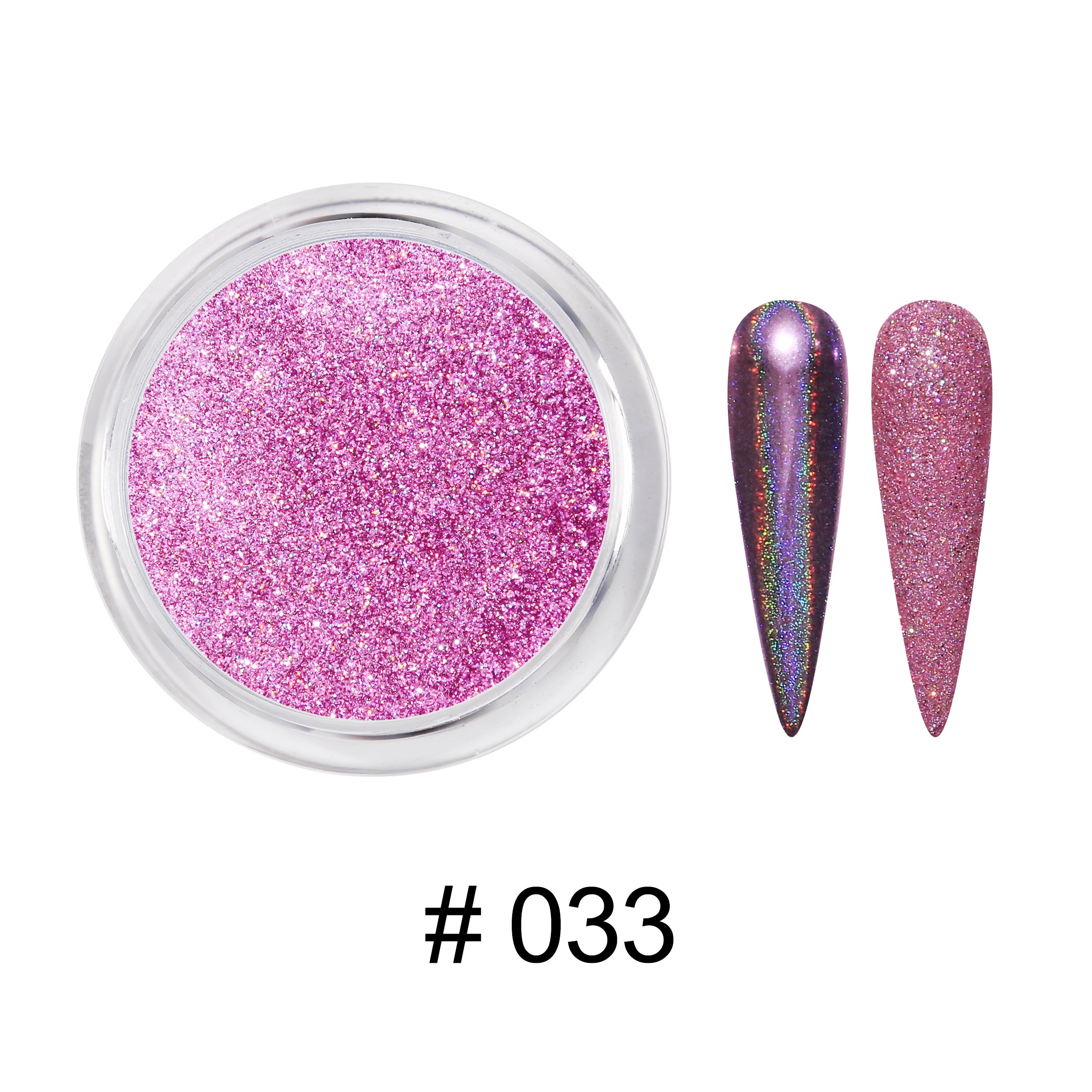 D_EXTREME+ Holo Chrome Dip Powder - #033 - (1F1)