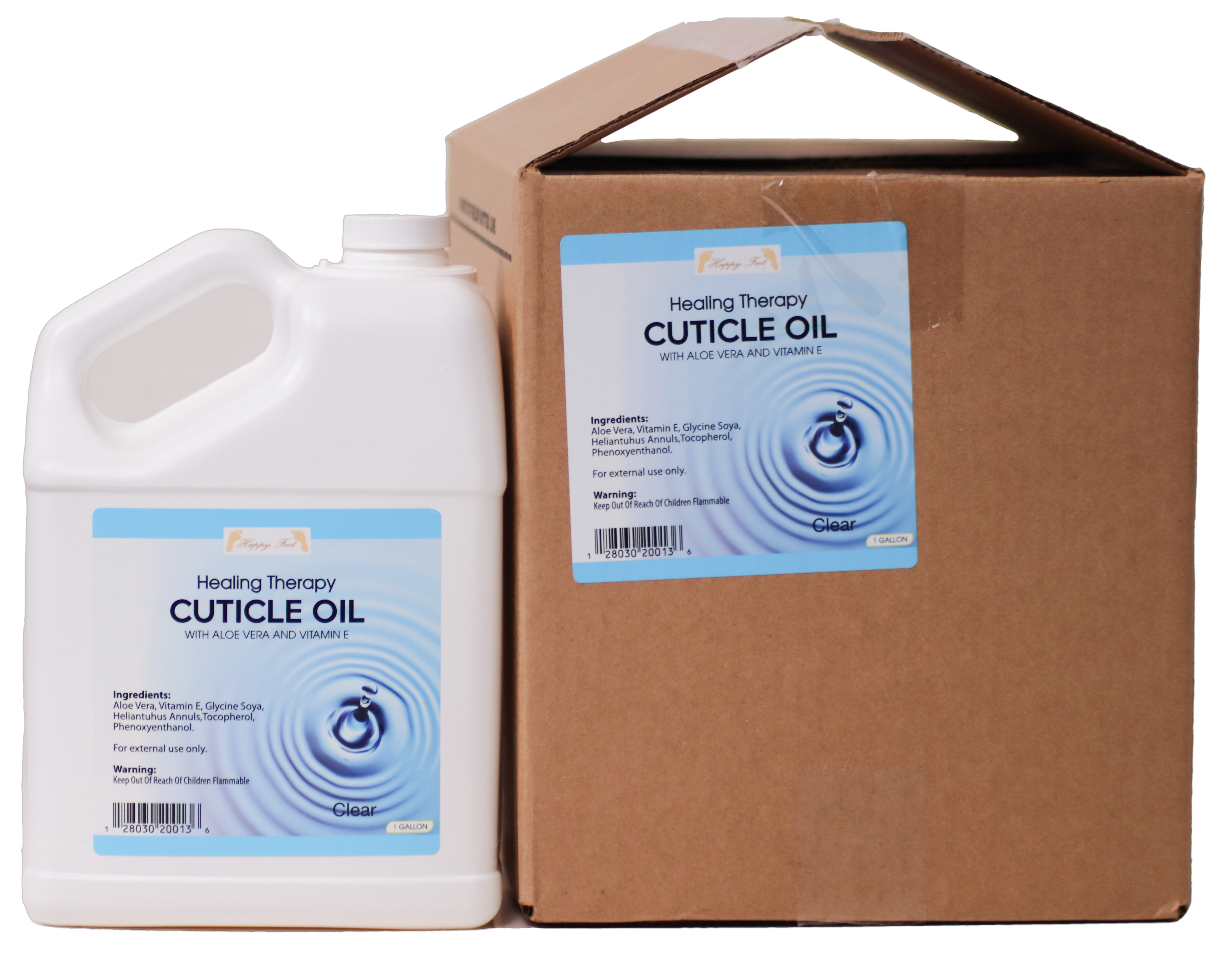 HappyFeet Cuticle Oil - Clear - Case of 4