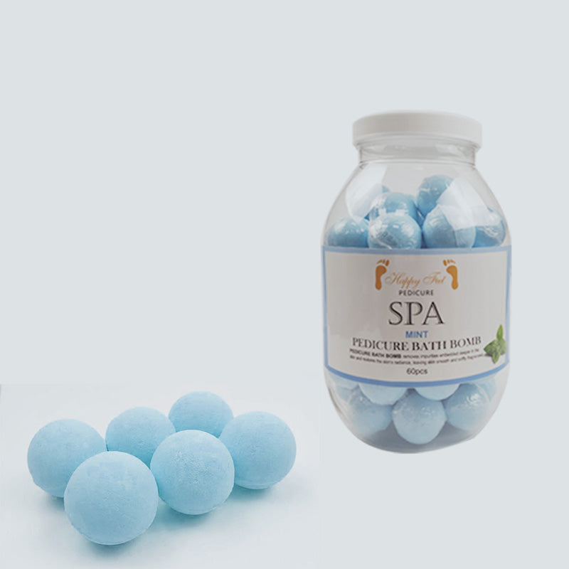 Bom tắm HappyFeet - Bạc hà - Hộp 4