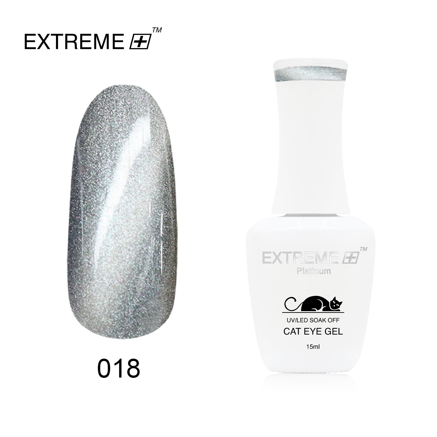 EXTREME+ Platinum CAT EYE Gel # 018 (Clearance)