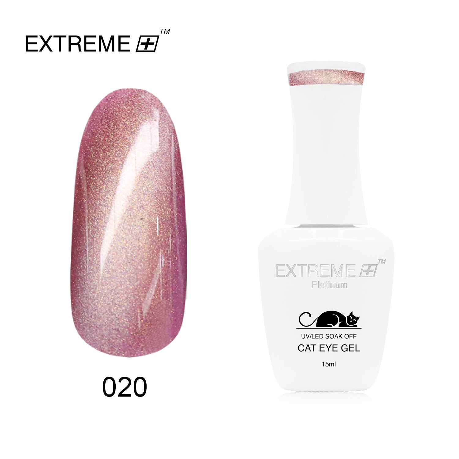 EXTREME+ Platinum CAT EYE Gel # 020 (Clearance)