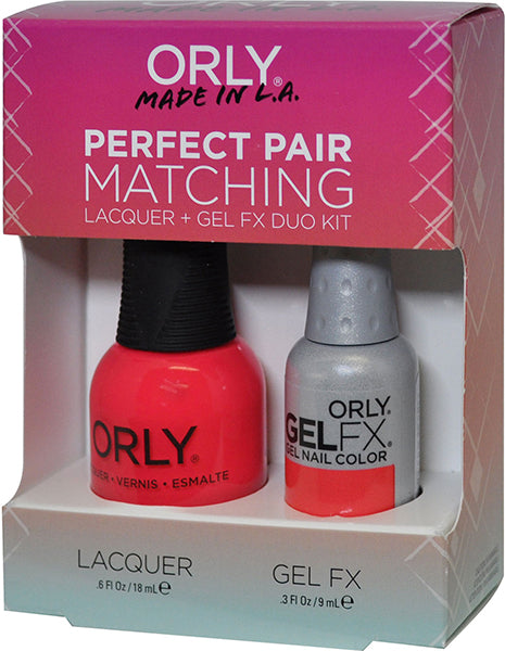 Orly Gel Matching Set #31112 - Hot Shot