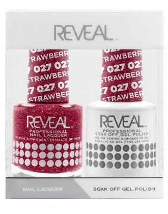 Bộ đôi sơn bóng và gel Reveal - 027 Strawberry Fizz