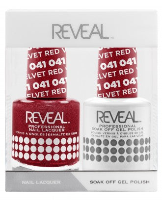 Bộ đôi sơn bóng và gel Reveal - 041 Red Velvet