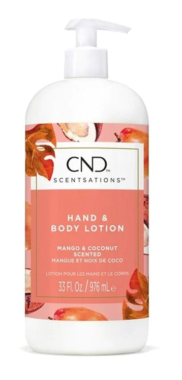 CND Hand & Body Lotion - Mango & Coconut - 33 oz