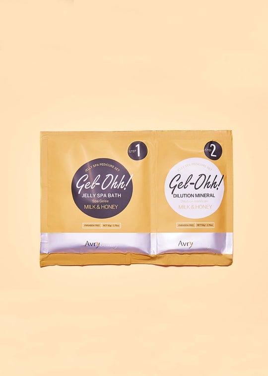 Avry Beauty Gel-Ohh Jelly Spa Bath - Milk & Honey