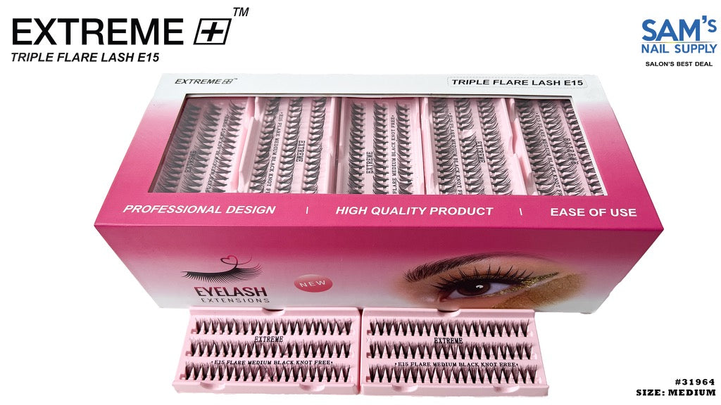 Extreme Triple Flare Lash E15 Medium - Hộp 