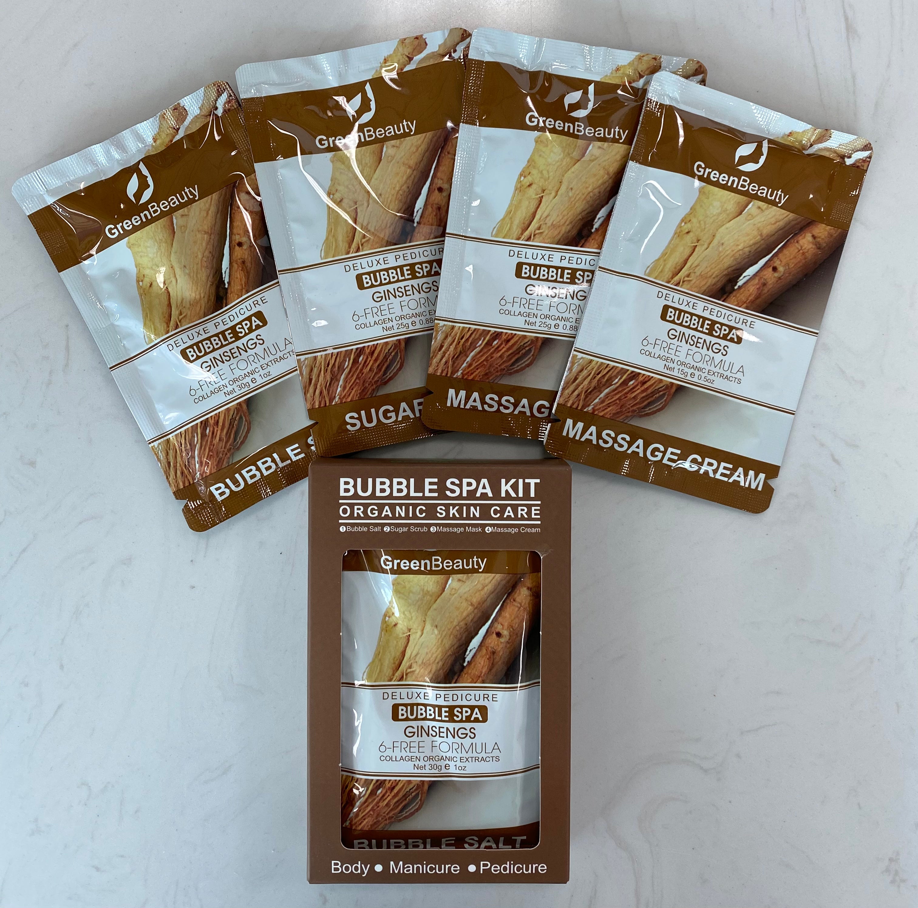 GreenBeauty Spa Bubble 4 In 1 - Ginseng - 1 Kit
