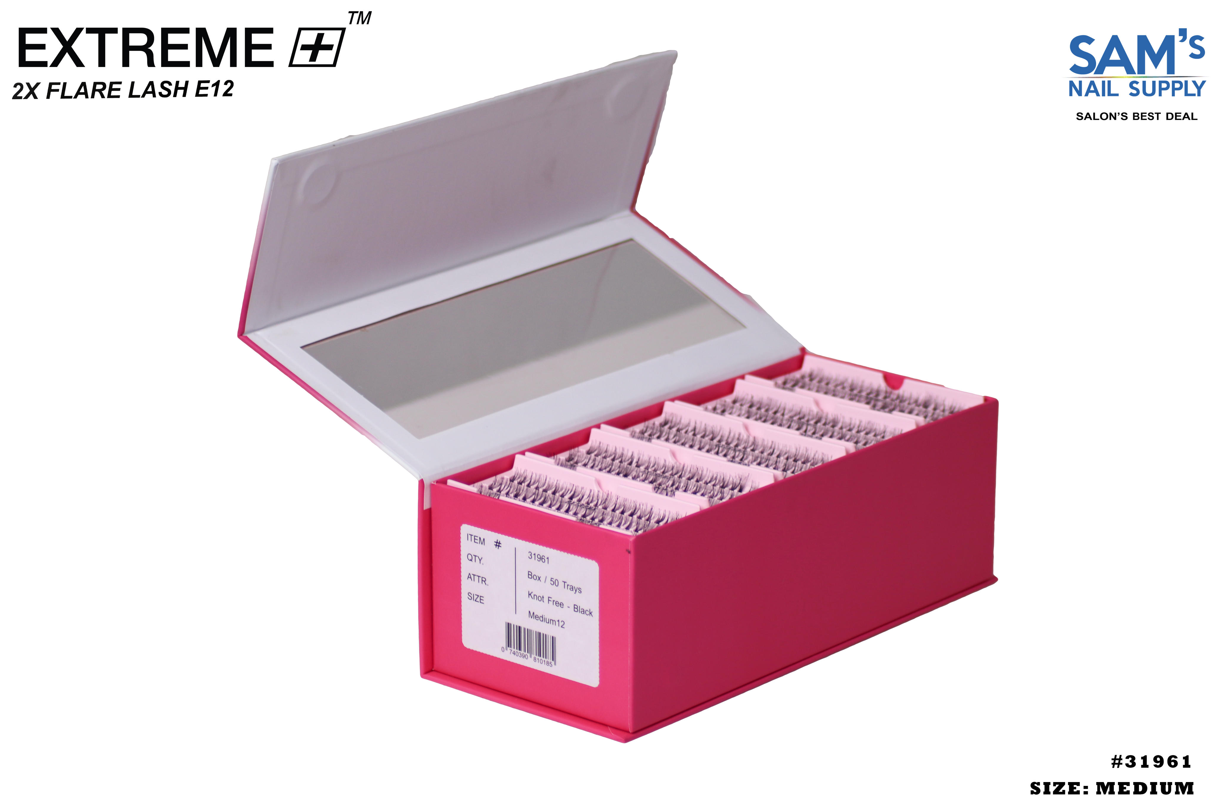 Extreme 2X Flare Lash E12 Medium - Hộp 