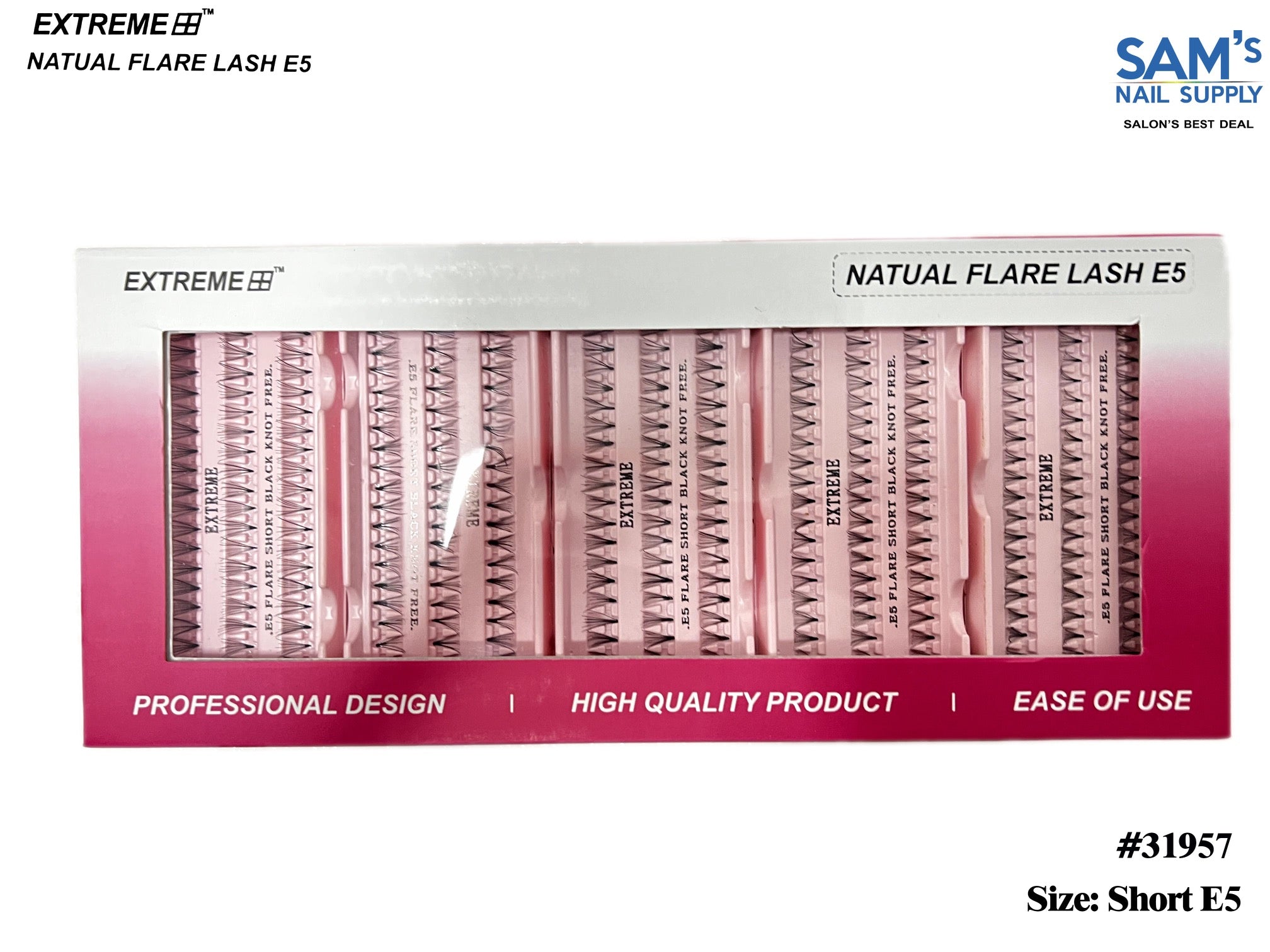 Extreme Natural Flare Lash E5 Ngắn - Hộp 