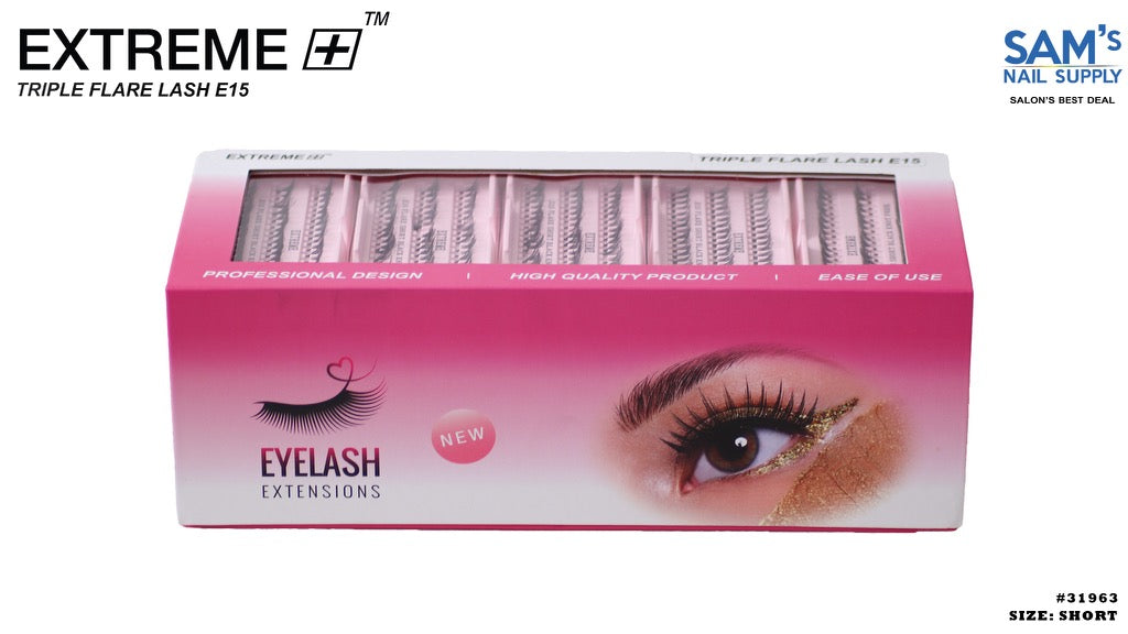 Extreme Triple Flare Lash E15 Ngắn - Hộp 