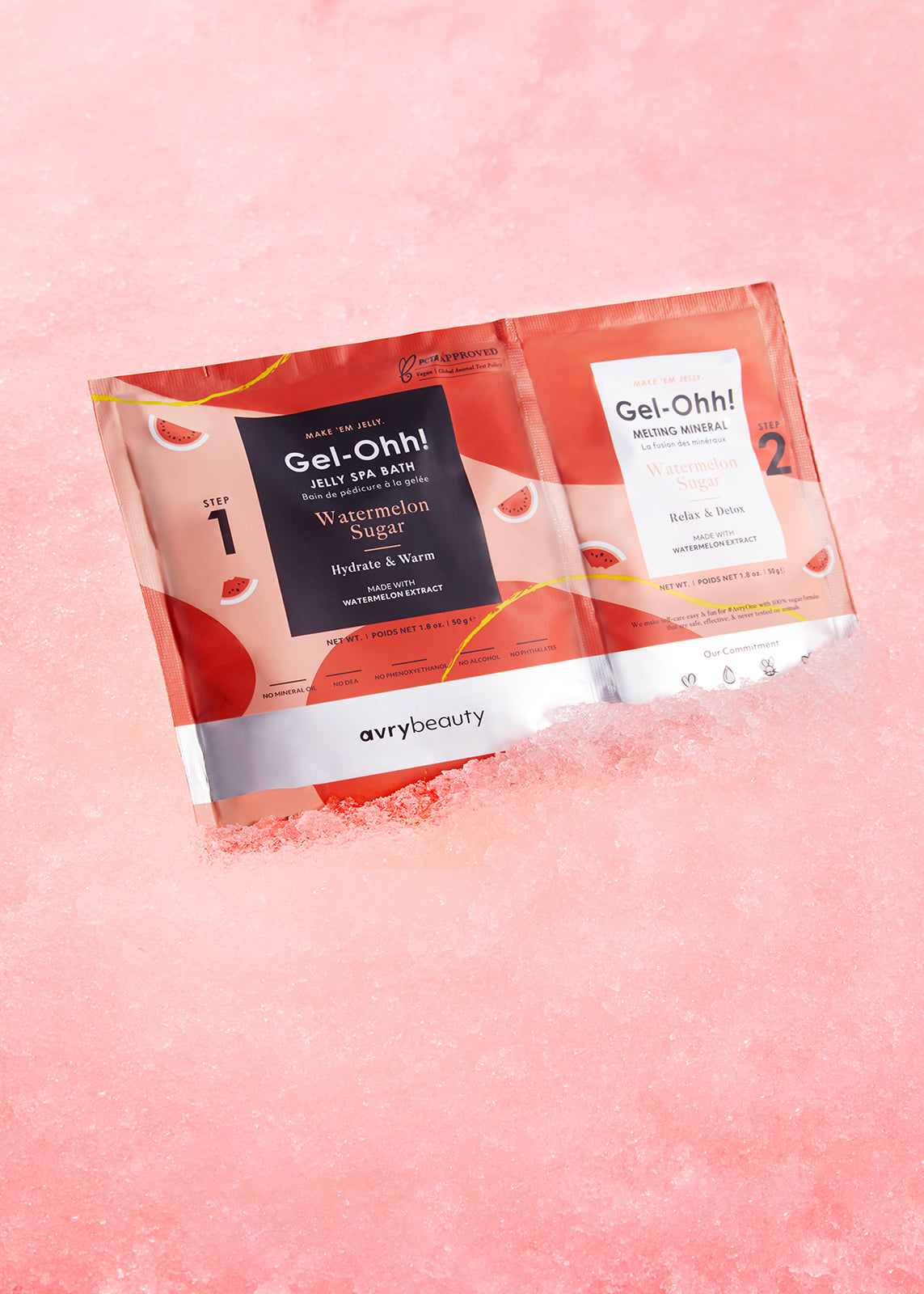 Avry Beauty Gel-Ohh Jelly Spa Bath - Watermelon