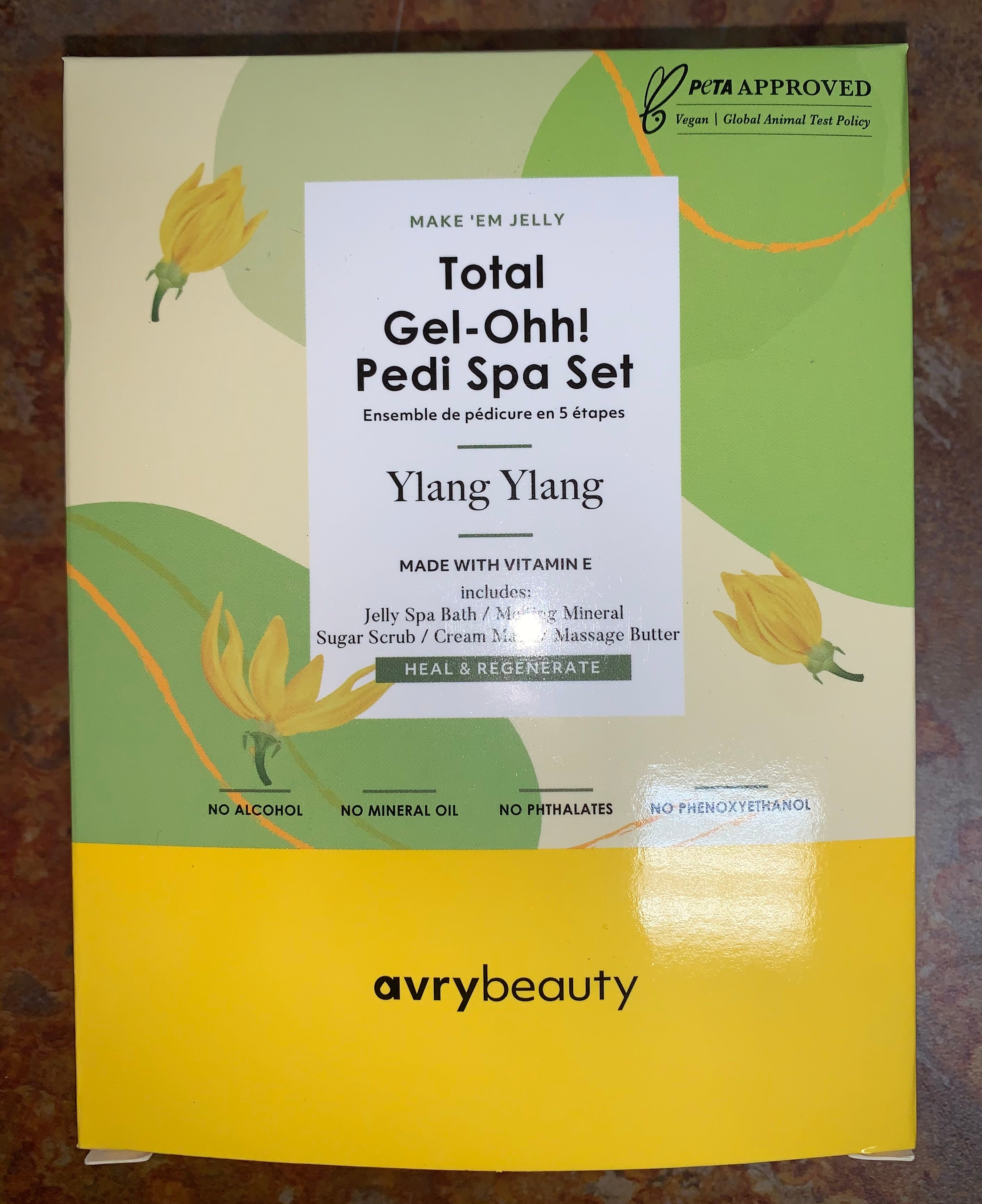Avry Beauty Gel-Ohh Pedicure 5 Steps - Ylang Ylang - Case of 50